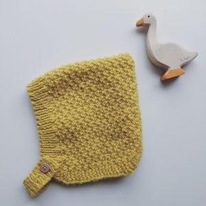 1-3 Yellow Pixie Bonnet